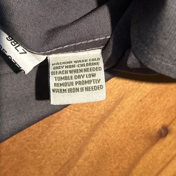 Orvis Women’s Button Up Shirt. 16. Fitted. Long Sleeve. Mock Collar Wrinkle Free - Picture 11 of 11